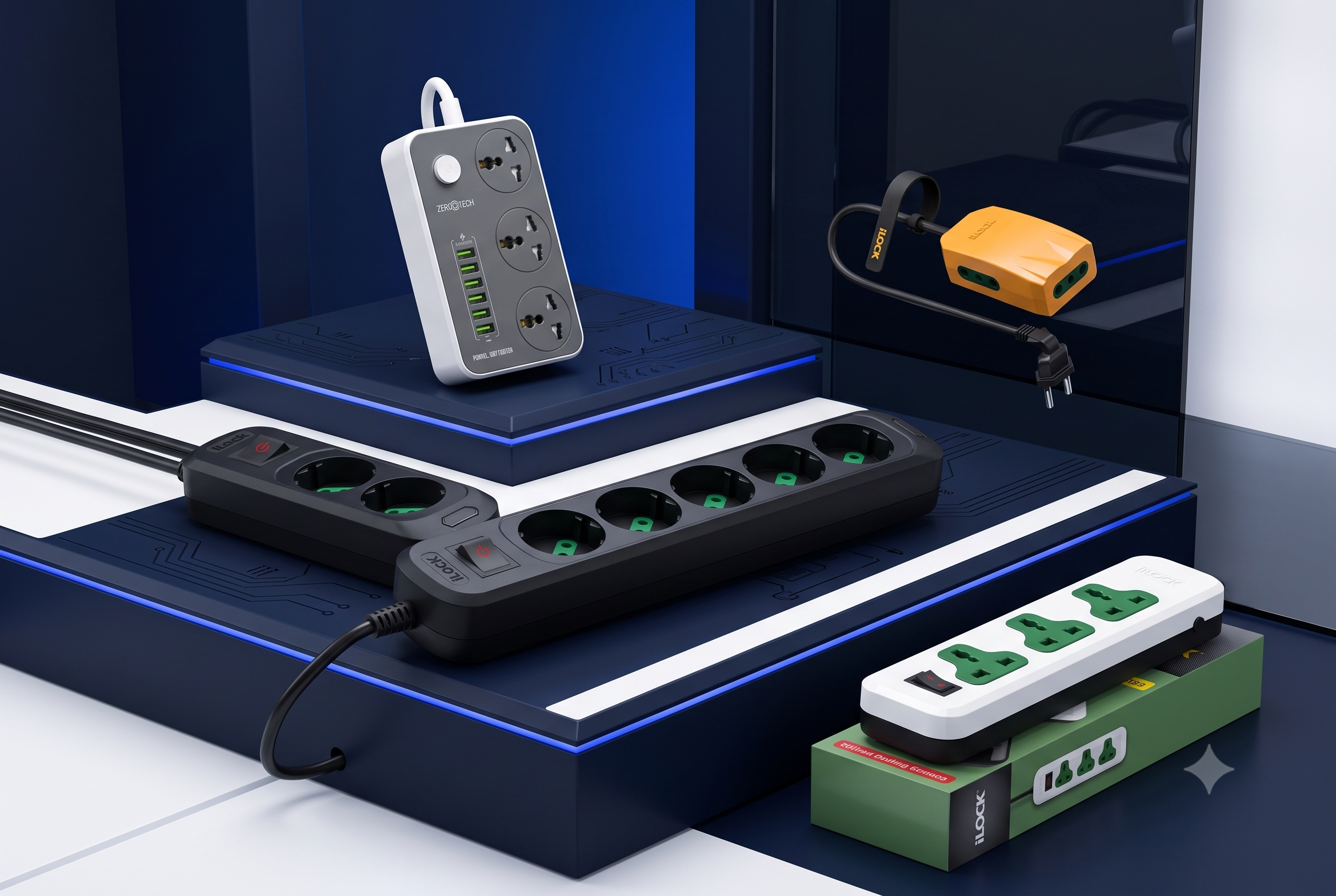 Power Strips - مشتركات كهرباء