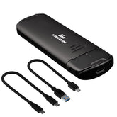 NVME M.2 To Type C SSD Enclosure Case Black