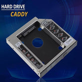 9.5mm Hard Drive Caddy Tray SaTa Hard Disk Drive Caddy SSD HDD CD/DVD-ROM Drive Slot Black/Multicolour