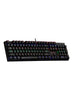 K565R-1 RUDRA Rainbow Backlit Mechanical Gaming Keyboard RED Switch