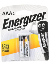 Energizer AAA 2pcs long-lasting power batteries, designed for reliable energy in household gadgets, remotes, and wireless devices