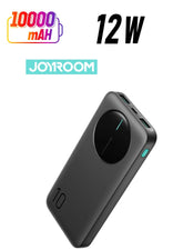 Joyroom JR-PBF12 10,000mAh Power Bank – Fast Charging with 3 Ports (Black)