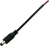Generic Dc power male connector for cctv camera power - 26 cm