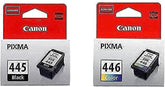 Canon 445 Black and Canon 446 Tricolor Ink Cartridge Set