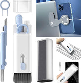 7 in 1 Electronic Cleaner Kit, Keyboard Cleaner Kit with Brush, 3 in 1 Cleaning Pen for Airpods Pro, Multifunctional Cleaning Kit for Earphone, Keyboard, Laptop, Phone, PC Monitor(blue)