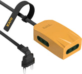 Mini Power Strip - 3 Outlets (1.5 m, yellow)