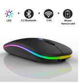 Wireless Computer Mouse W10 – Rechargeable, Slim, Silent, Multicolor