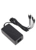 DC 12V 5A Power Supply Adapter 4 Split Power Cable for CCTV Security cameras