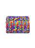 ELITE Laptop Sleeve 15.6" – Colorful Abstract Design with Fluffy Velvet Interior and Outer Pocket