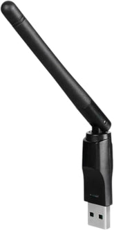USB WiFi Adapter, 300Mbps, High-Gain Antenna, for Desktop and Laptop, Wireless Dongle, WEP, WPA, WPA2, WMM, WMM-PS Encryption, Compatible with Windows