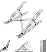 Adjustable Aluminum Laptop Stand SilverWORLD TRADE FOR COMPUTER -LAPTOPAdjustable Aluminum Laptop Stand SilverThe Adjustable Aluminum Laptop Stand in silver is precisely engineered to provide superior service. Crafted with premium materials, it offers ultimate functionality