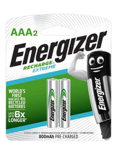 Recharge Extreme AAA Batteries – 2PCS, 800mAh, Long-Lasting Performance