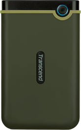 Transcend StoreJet 25M3 2TB Rugged Portable Hard Drive, Military Grade Shockproof, USB-A 3.1 Portable HDD for PC, Mac & Laptop, Military Green TS2TSJ25M3G