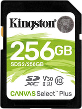 Kingston SDS2/256GB Canvas Select Plus SD Card Class 10 UHS-I - WORLD TRADE FOR COMPUTER