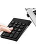 Number Pad Wireless Numeric Keypad Numpad 18 Keys with a 2.4GHz USB Receiver ,Portable and Upgraded 10-Key Financial Accounting Numeric Pad for Surface Pro/laptops/desktops/PC