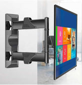 32-55 Inch Full Motion Wall Mount for LED LCD Flat & Curved Monitors – Black