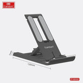 Earldom EH-161 Desktop Adjustable Aluminum Alloy Smartphone Stand with a foldable design, ergonomic viewing angles, and sturdy build, ideal for hands-free phone use
