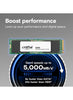 E100 1TB M.2 NVMe PCIe Gen4 Internal SSD, Up to 5,000MB/s, Laptop & Desktop Compatible - CT1000E100SSD8C 1 TB