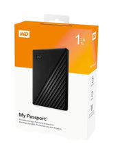 My Passport 1TB Portable External HDD – USB 3.0, Fast Data Transfer, Compact & Secure Storage