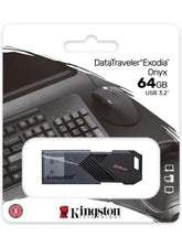 Kingston DataTraveler Exodia Onyx 64GB USB 3.2 Gen 1 – High-Speed, Portable Flash Drive