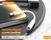 Lightning to USB & 3.5mm Headphone Jack Adapter – White