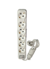 مشترك كهرباء تركي 6 مخارج - طول 2 متر