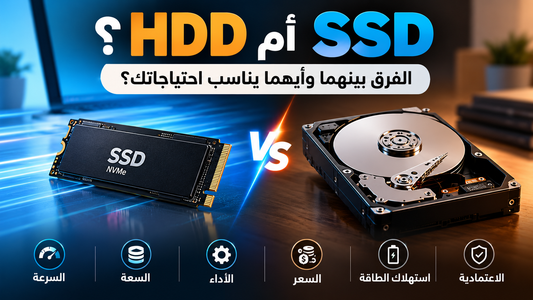 دليل شامل لاختيار وحدة التخزين المناسبة SSD أم HDD