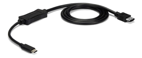 Cable eSATA To eSATA connectors, such as external hard drives - Black
