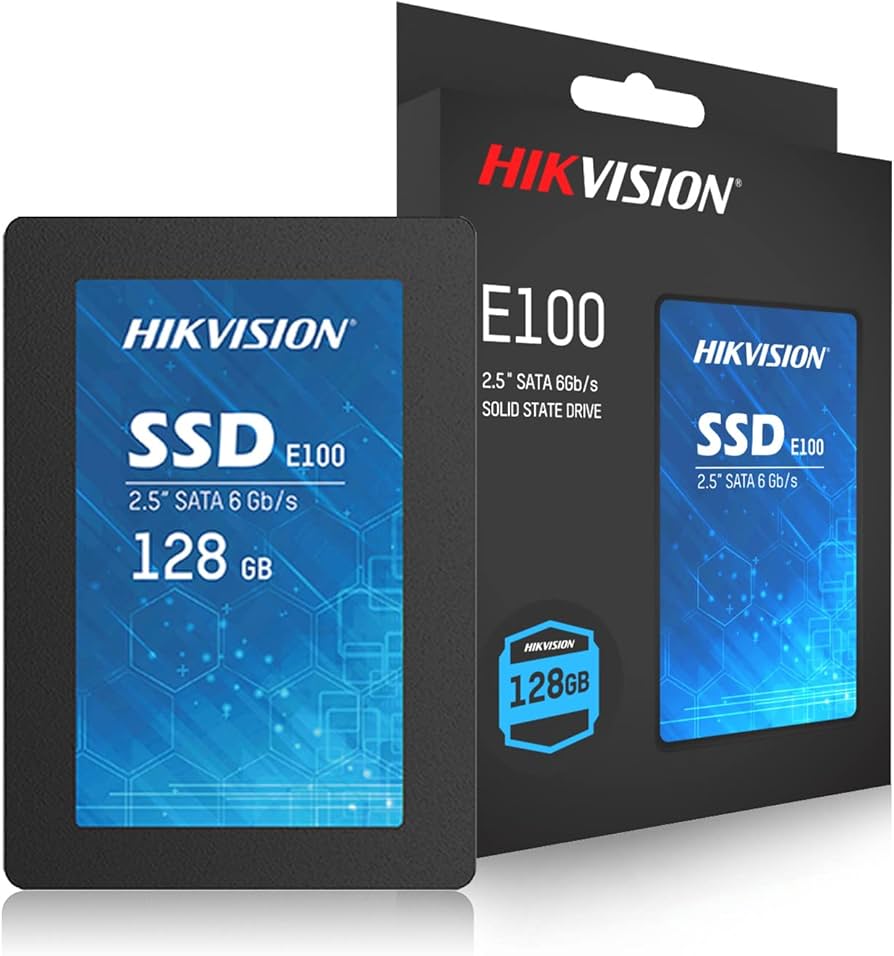 HIKVISION 2.5-Inch Internal SSD, SATA 6Gb/s - E100 Solid State Disks 3D Nand TLC 128 GB 128 GB