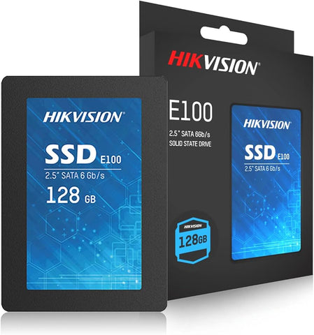 HIKVISION 2.5-Inch Internal SSD, SATA 6Gb/s - E100 Solid State Disks 3D Nand TLC 128 GB 128 GB