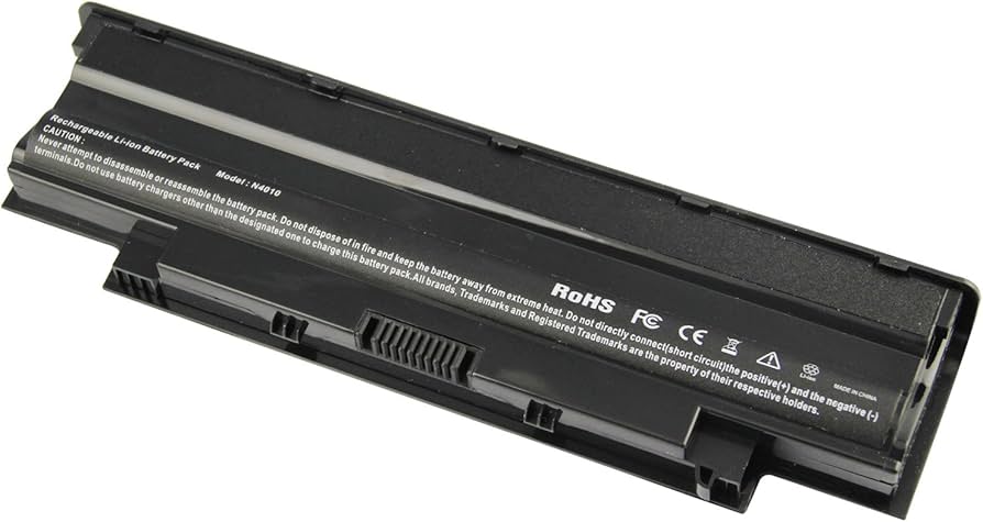 5200 mAh Replacement Laptop Battery For Dell Inspiron N5010 Black