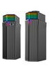 GS511 Wireless RGB Desktop Speakers, 2.0 PC Gaming Soundbar w/BT 5.3/USB Mode, Dual-Play Design, Rich Stereo Sound and Bass, RGB Backlight & All-in-one Control, USB Powered