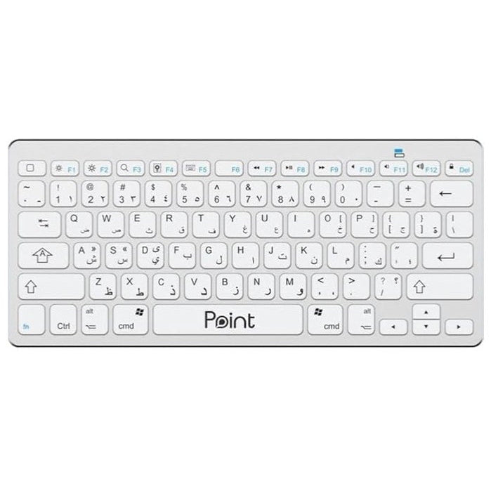 Bluetooth Wireless Keyboard PT-800, compatible with laptops, tablets, and smartphones, featuring ergonomic design and seamless connectivity.