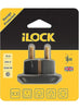 i LOCK Travel Plug adapter Converter - Multicolor
