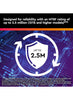 Purple Pro 12TB 3.5" SATA III 6Gb/s Surveillance HDD – 7200RPM, 512MB Cache, CMR Technology, High Workload 550TB/Y, AI-Optimized AllFrame, Multi-Bay Compatible, 2M-Hour MTBF, 24/7 Heavy-Duty Storage – WD122PURP 12 TB