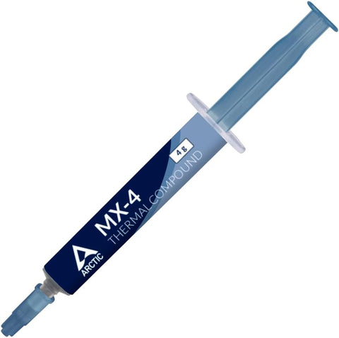 MX-4 CPU Grease, 4g High Thermal Grease, Improved Thermal Diffusion Efficiency for CPU/GPU, Low Thermal Resistance, Low Viscosity, Long Term Non-Cure, Non-Conductive,