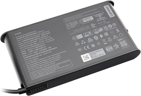 Lenovo 02DL143 AC Adapter 230 Watt Small New for Legion 5-15ACH6H (82JU),15ARH05H (82B1),15IMH05H (81Y6/(82CF), 17ACH6H,