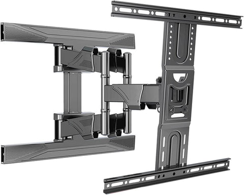 Heavy Duty Full-Motion TV Wall Mount for 40-80 Inch LED LCD Screens TV Mount with VESA Max 600 x 400 mm, up to 45.5 kg, TV Certificate Black