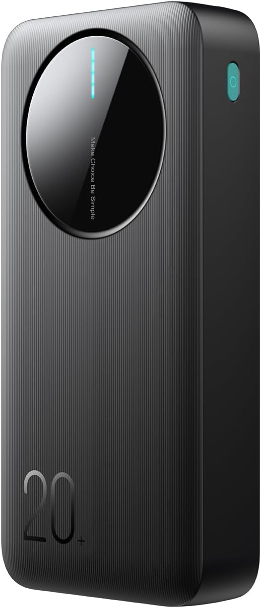 20000 mAh JR-PBF14 20000mAh 2.4A LED Power Bank Black