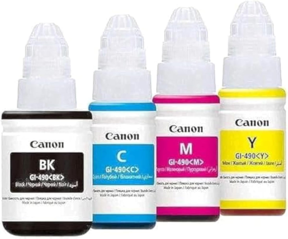 Canon 490 Color Ink Tank Cartridge - Set of 4