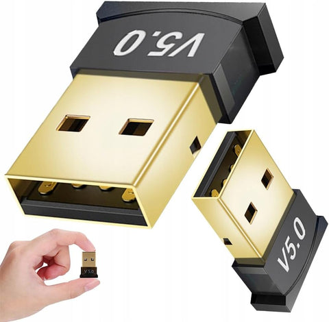 Flink Bluetooth 5.0 USB Dongle Adapter, Supports Windows 7/8.1/10/XP, for PC, Laptop, Mouse, Keyboard, Printers, Headsets, Game Controller
