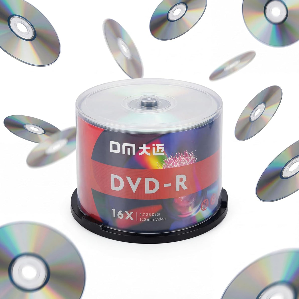 DVD-R 16x Recordable 4.7GB 120 Mins - Pack of 50