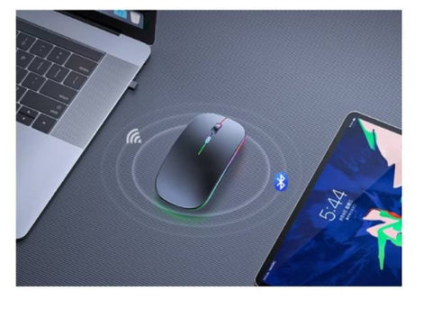 Wireless Computer Mouse W10 – Rechargeable, Slim, Silent, Multicolor