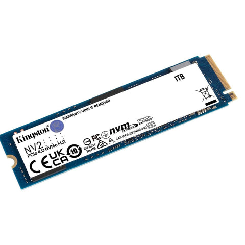 Kingston NV2 1TB M.2 2280 NVMe SSD – High-Speed PCIe 4.0 Gen 4x4 Storage