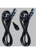 Power Cables for PC Computer and Monitor 1.5M