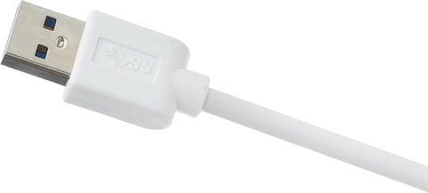 HUB  Amazing Design With Four Port 3.0 USB Hub And Support 2TB - Silver White