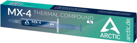 MX-4 CPU Grease, 4g High Thermal Grease, Improved Thermal Diffusion Efficiency for CPU/GPU, Low Thermal Resistance, Low Viscosity, Long Term Non-Cure, Non-Conductive,