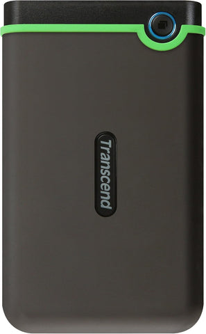 Transcend 4TB StoreJet 25M3 Rugged Portable HDD, One Touch Backup