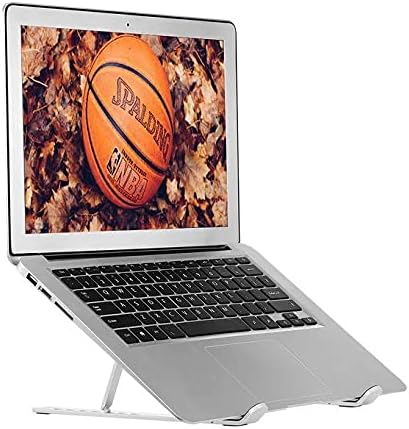 Adjustable Aluminum Laptop Stand Silver