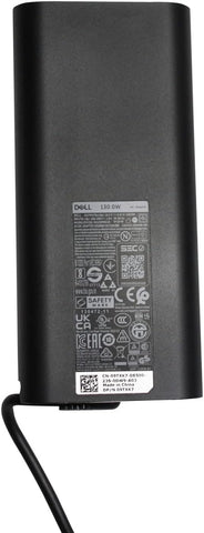 130W 19.5V 6.7A Laptop Charger Adapter Replacement for Dell XPS, Precision, Inspiron & Vostro Series (DA130PM130 / HA130PM130) with Power Cord